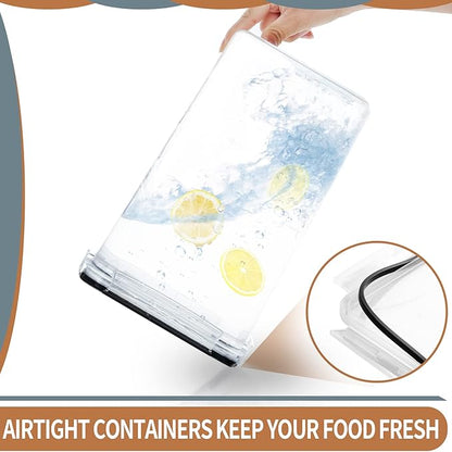 PRAKI Extra Large Tall Airtight Food Storage Containers 6.5L / 220oz, BPA Free