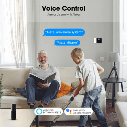 PGST WiFi Wireless Home Alarm System - 2025 Home Security System, 10-Minute Installation, 10 Door & Window Sensors + 5 Motion Sensors, APP Remote Control, Compatible with Alexa, No Monthly Fee