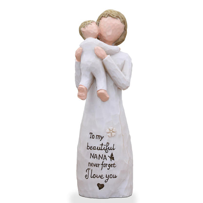 AcowSpt Nana Gifts, Gifts for Nana, Grandma Gift, for Grandma, Sculpted Hand-Painted Figurine