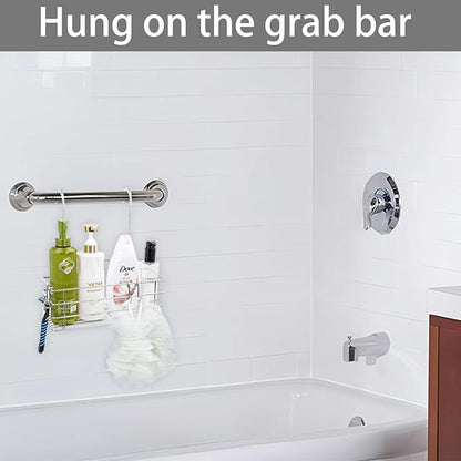 2pcs Single-Layer Hanging Shower Caddy, Rustproof Shelves Rack