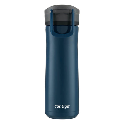 Contigo Jackson Chill 2.0, Vacuum-Insulated Stainless Steel Water Bottle with Secure Lid, Leak-Proof Travel Friendly, 20oz Capacity, Blueberry Color, Keeps Drinks Cold for 12 Hours