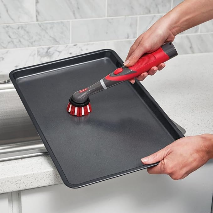 Rubbermaid Reveal Power Scrubber Attachable Scouring & XL Brush Head,
