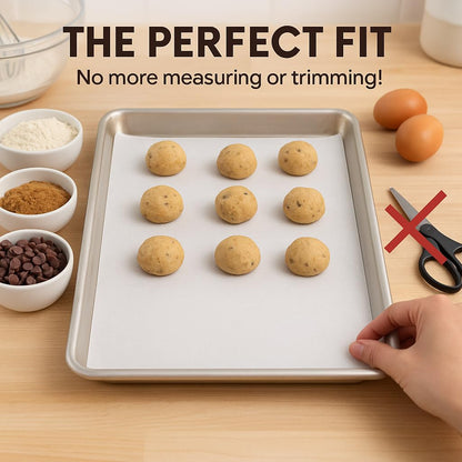 Mrs. Anderson’s Baking Non-Stick Pre-Cut Parchment Paper Sheets, 12 x 16-Inches, 24 Sheets