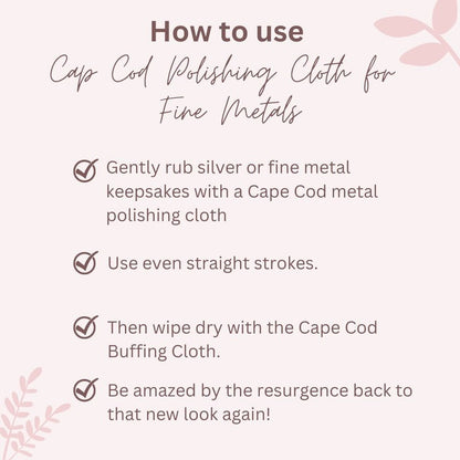 (Qty 3) of Cape Cod Polishing Metal Tin Bundle for Fine Metals | Each Tin Contains (12) 4X6 Polishing Cloths | (1) 12x12 Buffing Cloth | (1) Pair of Nitrile Gloves