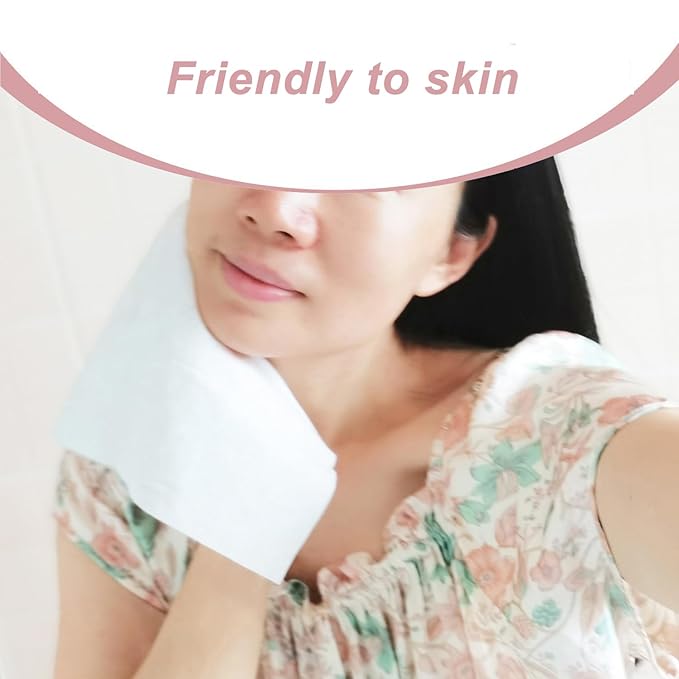 Extra Thick Dry Wipe, Disposable Face Drying Towel 100% Cotton, Lint-Free