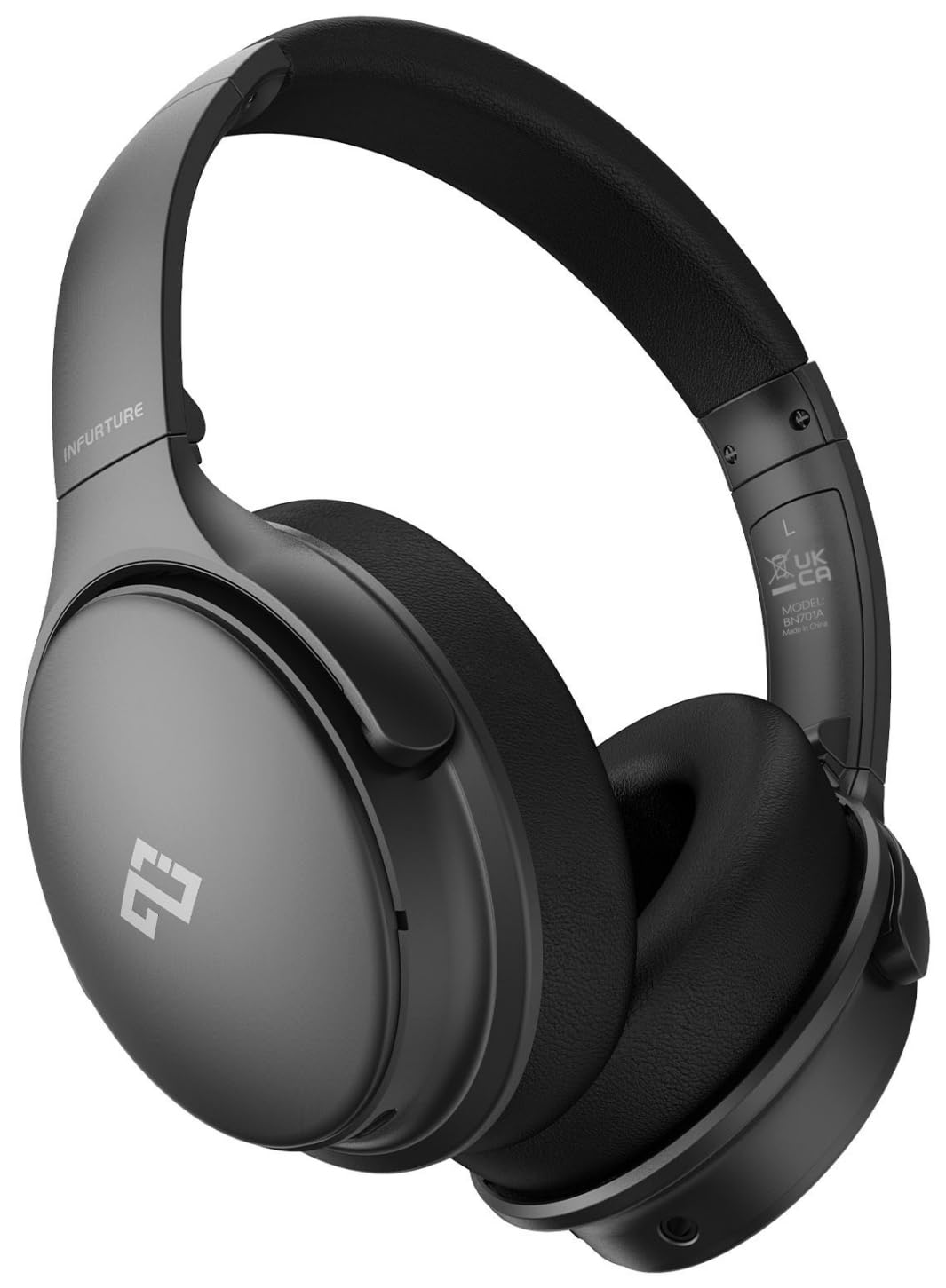 INFURTURE Over Ear Headphones Active Noise Cancelling Headphones, H1 Wireless Bluetooth Headset, Deep Bass Headset, Low Latency, 90H Playtime, Foldable Headphone for Sport Running Cool Gadgets Gift