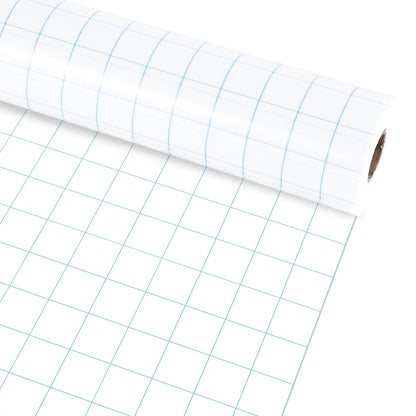 Blue Grid Graph Bulletin Board Roll Reusable Waterproof Erasable Blue Grid Non-Woven Fabric Bulletin Board Roll Loose Leaf Graph Poster for Teacher Classroom Decors Wrap Crafts 15.75" x 12ft