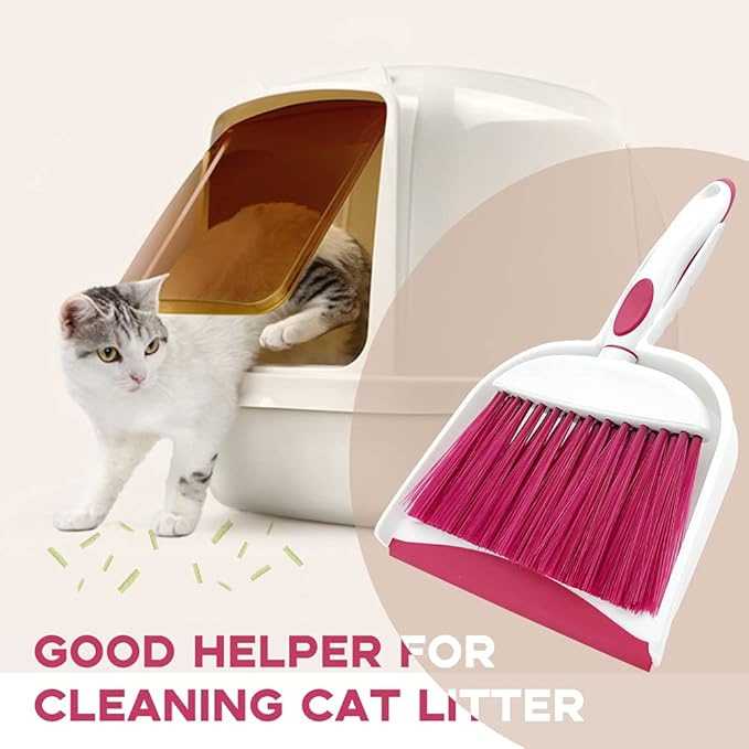 Dust pan, Mini Dustpan and Brush Set, Small Broom and Dustpan Set, Small Hand