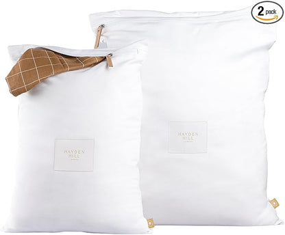 Hayden Hill Luxury Organic Cotton Travel Laundry Bags