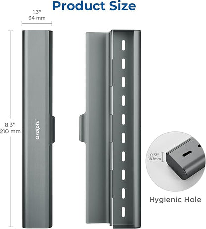 Aluminum Toothbrush Travel Case, Portable Travel Toothbrush Holder, Durable
