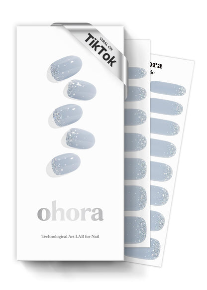ohora Bundle Set (N Addict Starter Kit) - Red Solid Gel Nail Strips with UV/LED Lamp and Mini Remover, Salon-Quality, Long Lasting, Easy to Apply & Remove - Includes Prep Pads, Nail File, Wooden Stick