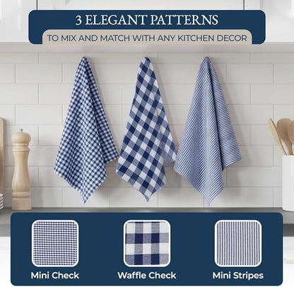 LANE LINEN Flour Sack Dish Towels Set
