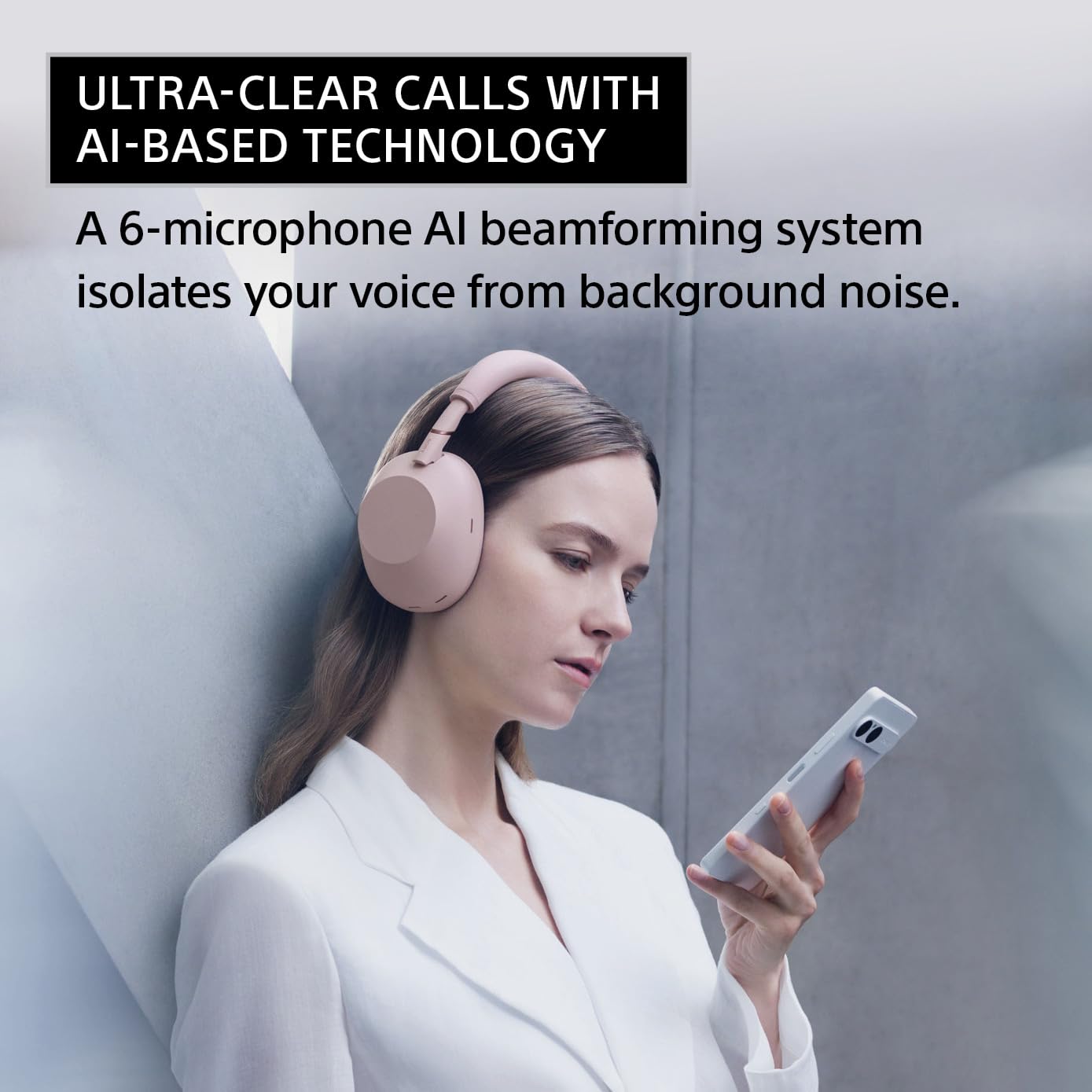 Sony WH-1000XM6 The Best Noise Canceling Wireless Headphones, HD NC Processor QN3, 12 Microphones, Adaptive NC Optimizer, Mastered by Engineers, Studio-Quality, 30-Hour Battery, Platinum Silver