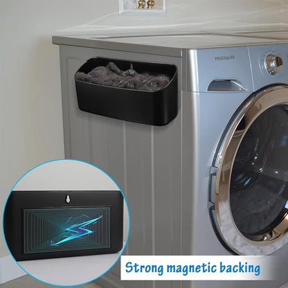 Picowe Magnetic Laundry Storage, Large Lint Holder Bin