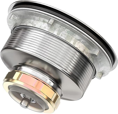 KONE 3-1/2 Inch Kitchen Sink Drain Strainer Assembly Made by All Stainless Steel
