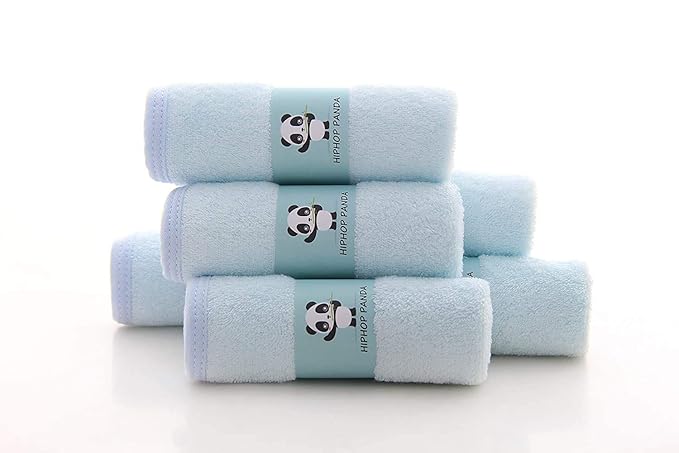 HIPHOP PANDA Baby Washcloths, Rayon Made from Bamboo