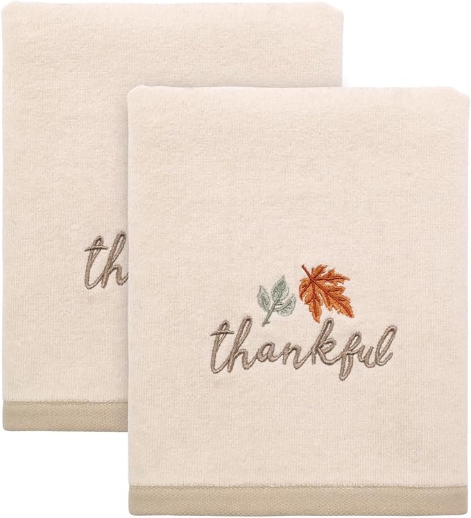 Avanti Linens - Hand Towels, Soft & Absorbent Cotton, Fall Home Decor