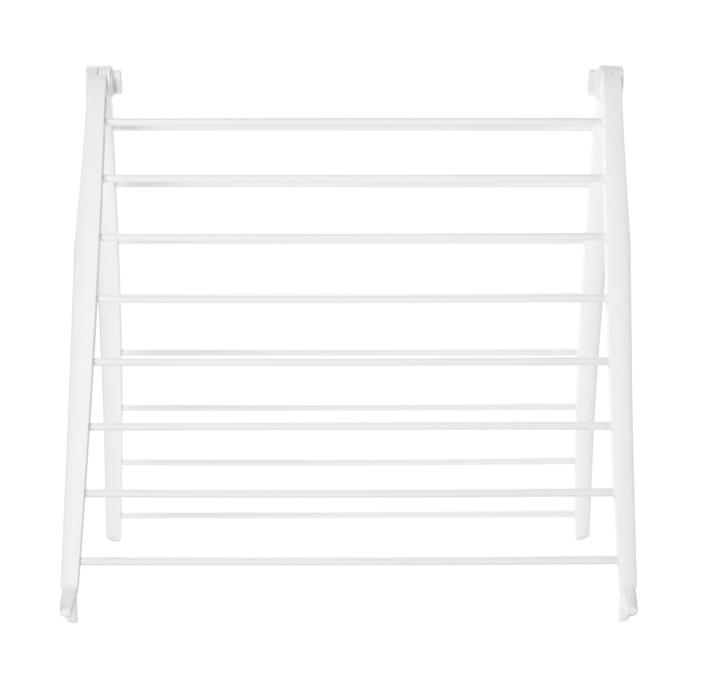 Whitmor Spacemaker Folding Drying Rack, Freestanding Indoor Clothes Dryer, Space Saving Compact Design, 6"L x 26"W x 51.5"H, White
