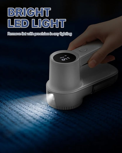 Lint Remover Rechargeable Fabric Shaver : 3-Speeds Sweater Shaver