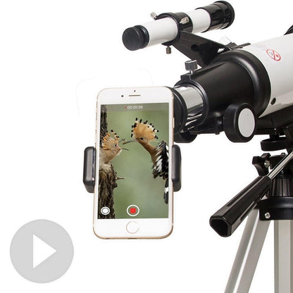 Gskyer Telescope, 70mm Aperture 400mm AZ Mount Astronomical Refracting Telescope for Kids Beginners - Travel Telescope with Carry Bag, Phone Adapter and Wireless Remote.
