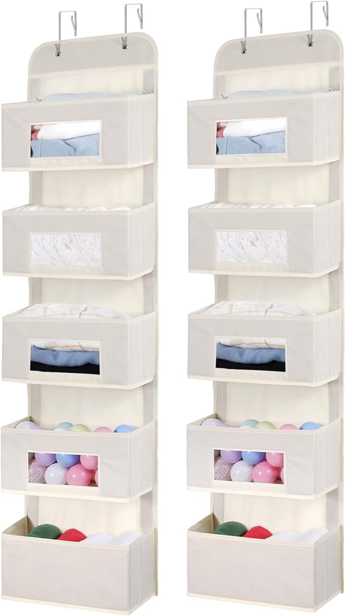 MAX Houser 5-Shelf Over The Door Hanging Organizer