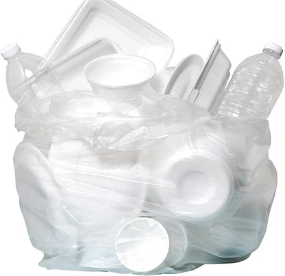Aluf Plastics High Density Trash Bags, 10 Gallon, 8 Micron,