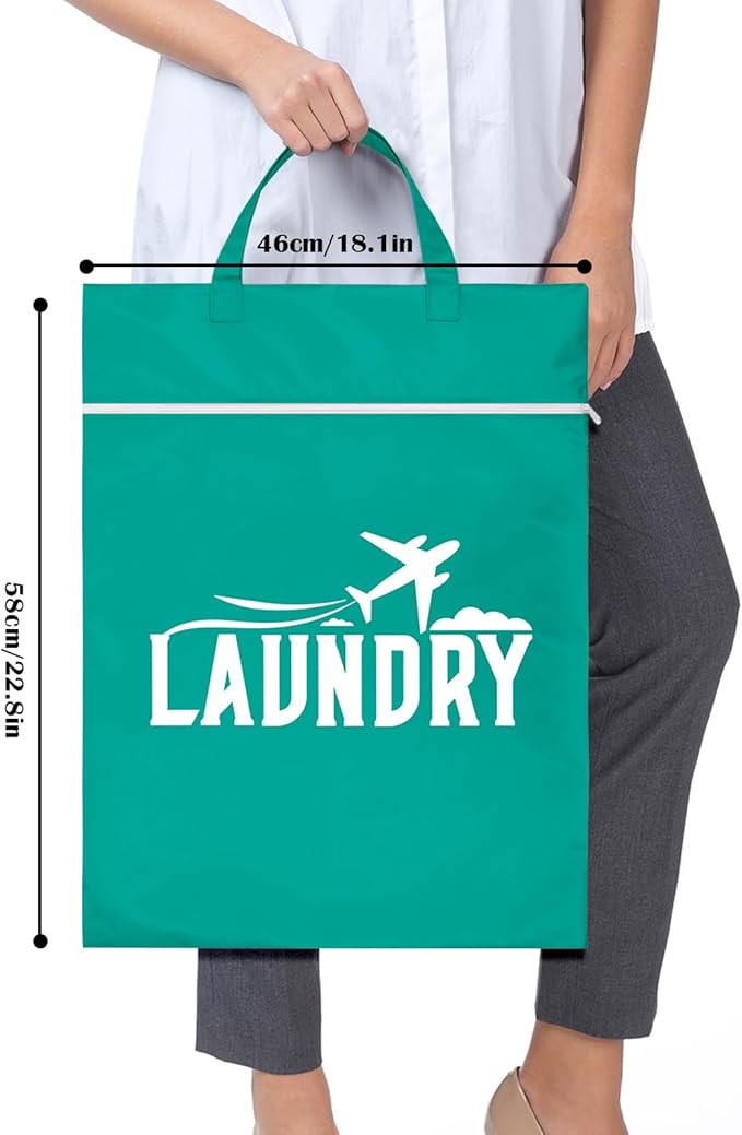 Fiodrimy 2 Pcs Large Travel Laundry Bags