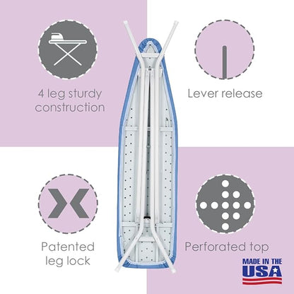 Full Size Ironing Board Made in USA – Dark Blue by Seymour Home Products 4