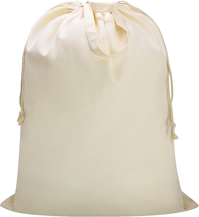 Canvas Laundry Bag 33"Wx 35"H, Thick Canvas Laundry Bag