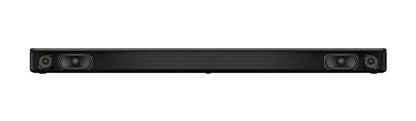 Sony S100F 2.0ch Soundbar with Bass Reflex Speaker, Integrated Tweeter and Bluetooth, (HTS100F), easy setup, compact, home office use with clear sound black