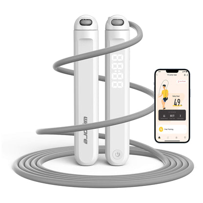 Jump Rope With Counter and App - Tangle-Free Rapid Speed Skipping Rope for Fitness, Home Exercise, Workout - Gifts for Adults, Women, Men, Kids