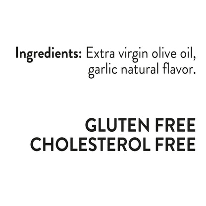 Mantova Extra Virgin Olive Oil Spray Garlic Flavored 8 oz. Spray Bottle - Manage Oil Amount - Great For Salads & Cooking