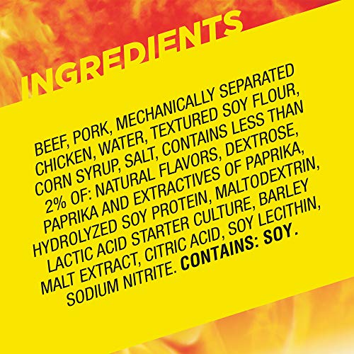 Slim Jim Smoked Meat Sticks, Original Flavor, 6g Protein Per Serving, Snack Size, Lunchbox Snack, 0.28 oz. (46 Count)