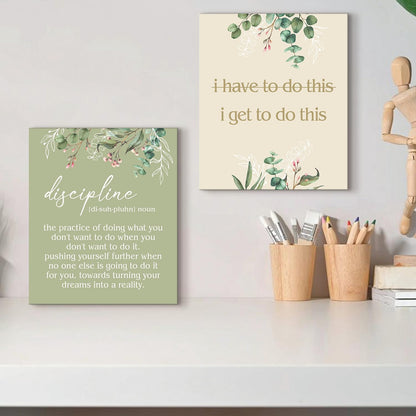 HPNIUB Office Motivational Wall Art, Teamwork Inspirational Quotes Wall Decor, Set Of 6 Piece (8x10inch,Framed) Positive Posters Decoration Success Sign for Workplace Gym Home Classroom