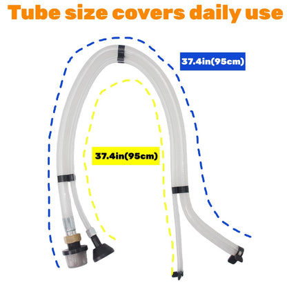 (2pcs 288716 Filter Heads +3pcs 288747 Filters) Suction Tube Kit for Airless Paint Sprayer Fits Graco Magnum X5 X7 ProX17 and Project Plus Stand Model Paint Sprayer Accessories