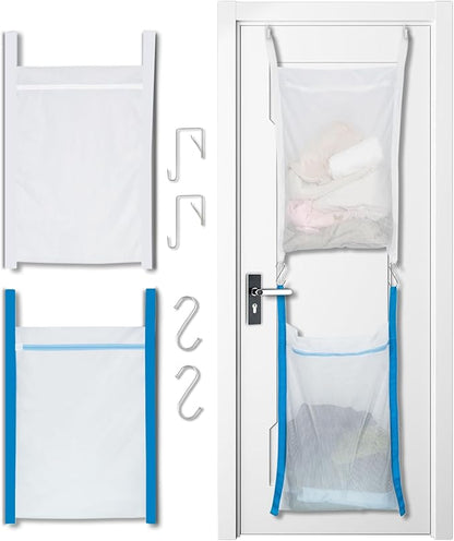 Over Door Large Mesh Laundry Hamper Bag