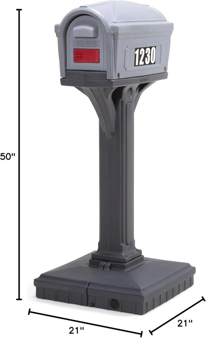 Simplay3 Dig-Free Easy Up Classic Mailbox (Steel Gray/Charcoal)