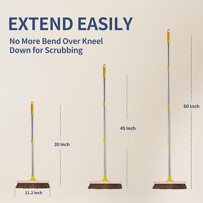 Floor Scrub Brush with Long Handle