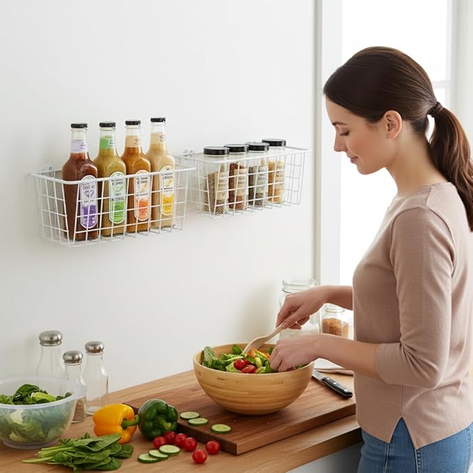 LeleCAT Hanging Kitchen Baskets