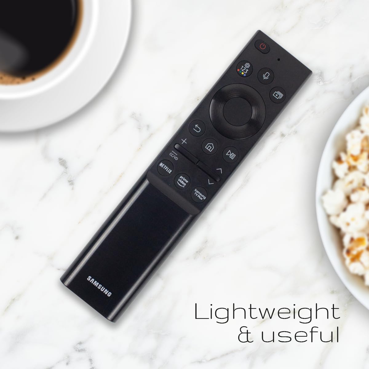 Ceybo Original Solar Voice Remote Control Replacement with YouTube Netflix Shortcut for Samsung Smart TVs, Compatible with Neo QLED 8K, QLED (BN59-01480A)