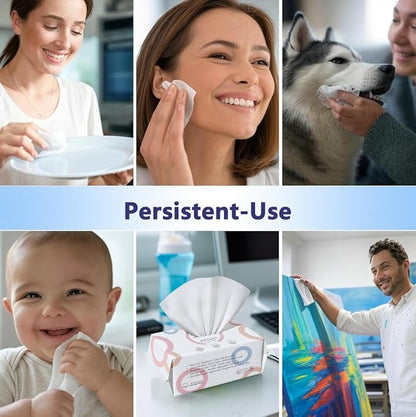 Disposable Face Towels, Biodegradable Dry Wipes