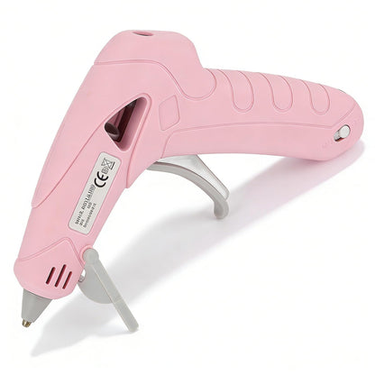 Cordless Hot Glue Gun Kit, Rechargeable, Fast Preheating, 2200 mAh, with 30 Glue Sticks, for Art, Crafts, Decorations
