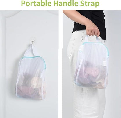 OTraki 2Pcs Small Laundry Bags 10x12 Inch Delicates Lingerie Bags Mesh Wash