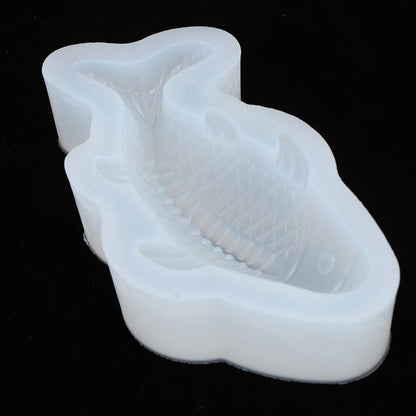 Silicone Koi Fish Mold for Chocolate, Fondant Cake, Ice Cream Making, DIY Baking Tool with Fish Shape Design