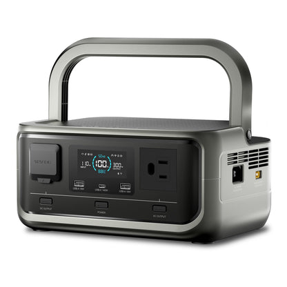 ALLPOWERS VOLIX P300 300W(600W peak) Portable Power Station with UPS Function,256Wh LiFePO4 Battery,MPPT 110W Max,1-Hour AC Fast Charge to 80%,Home Backup,Office,RV,Camping