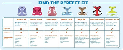 Voyager Step-in Pet Harness - All Weather Mesh, Adjustable Step in Harness for Cats and Dogs by Best Pet Supplies - Red, L