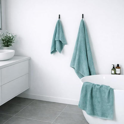 SEMAXE 12-Piece Family Bathroom Towel Set