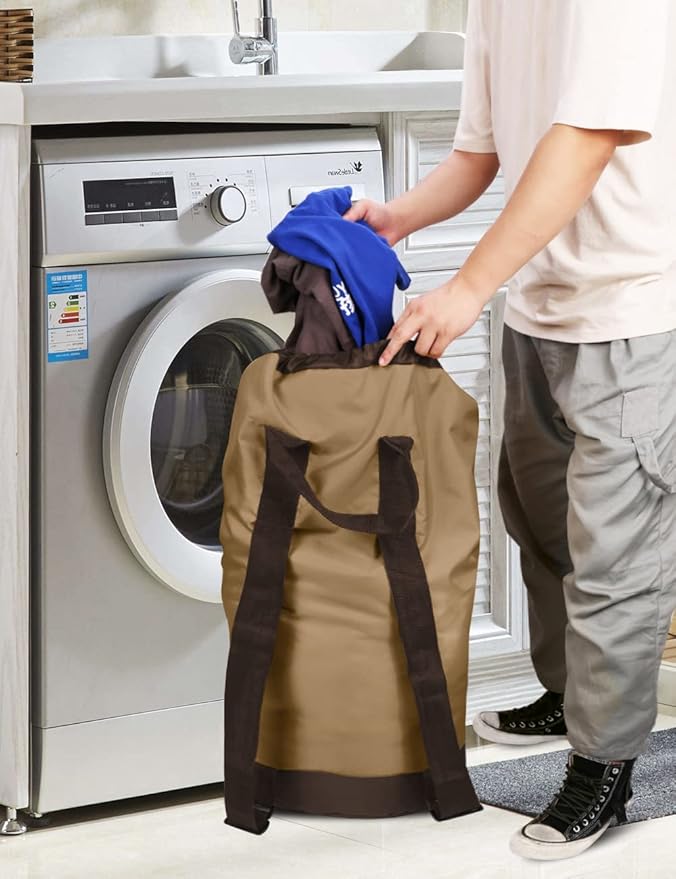 Dalykate Backpack Laundry Bag, Laundry Backpack