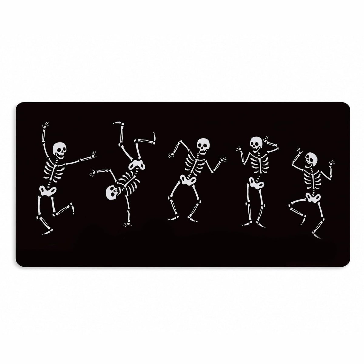 gsgfdshf Dark Gothic Halloween Skeleton Large Mouse Pad 31.5x15.7 ins