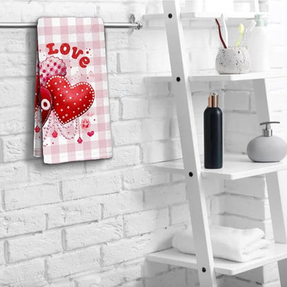 Valentines Day Hand Towels